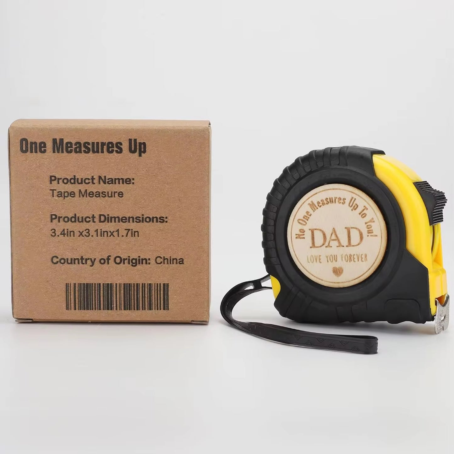 Engraved Father’s Love High Quality Heavy Duty Measuring Tape (25FT)