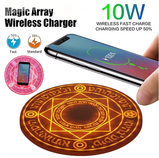 Doctor Strange Magic Array Wireless Charger Pad,10w Qi Fast Slim Wireless Charging Pad
