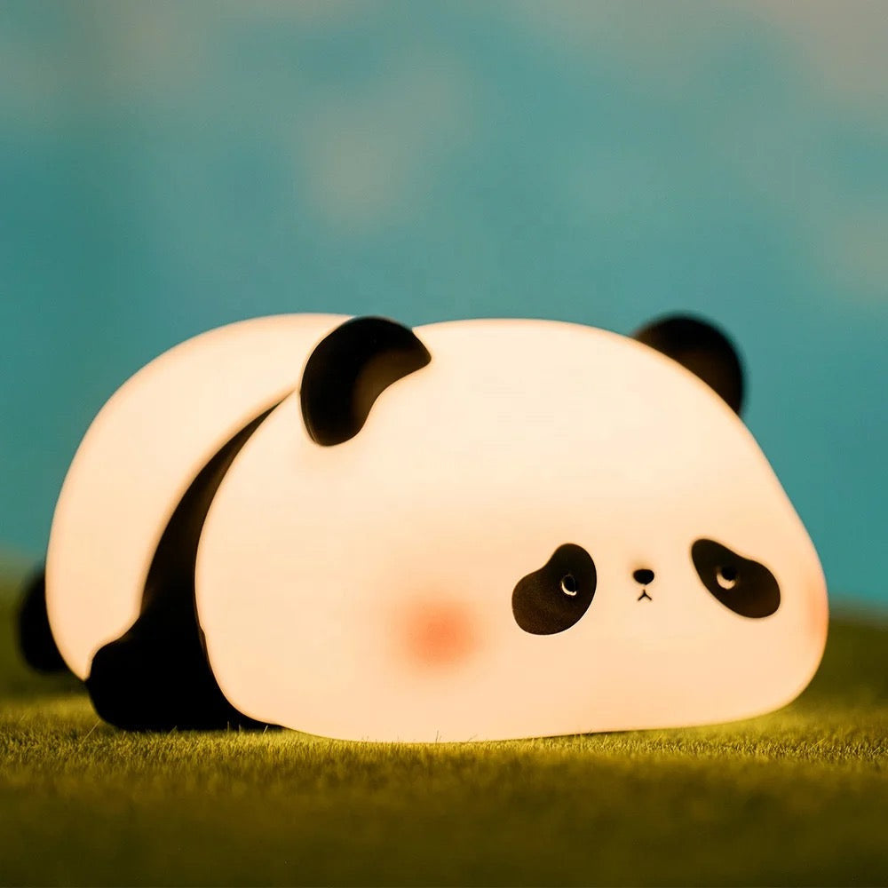 Adorable Squishy Silicone Animal Night Light (Panda Down)