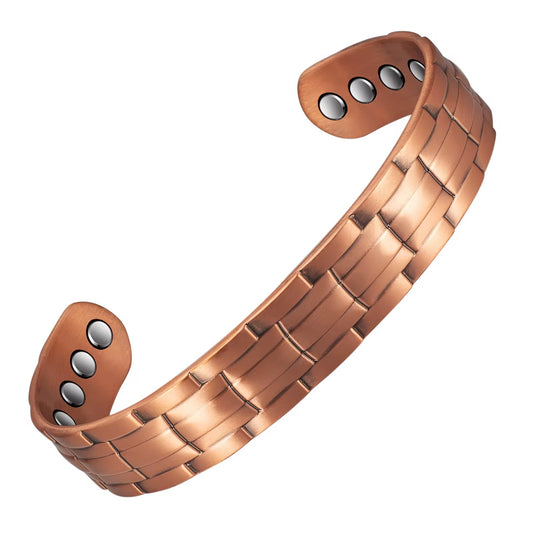 Adjustable Ultra Strength Pure Copper Magnetic Bracelet (99.99% Copper)