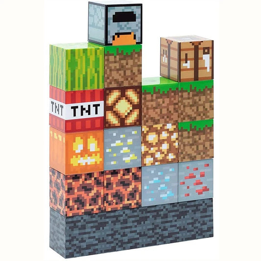 Minecraft Pixelated LED Building Blocks Night Lamp