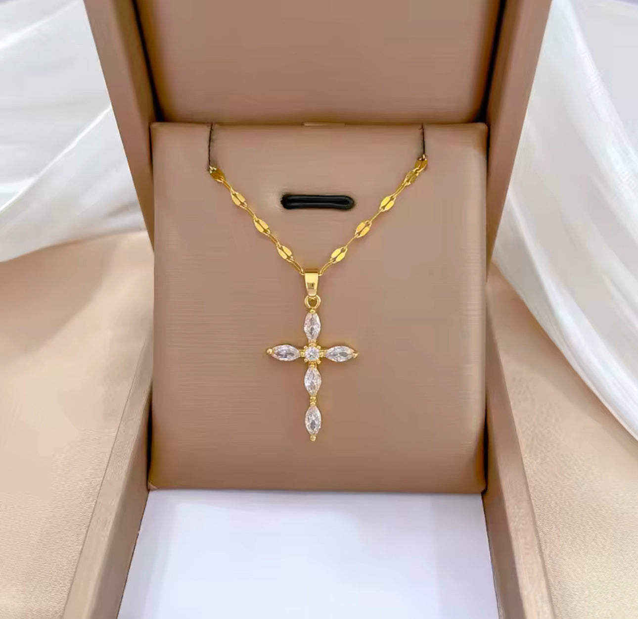 Cross Zircon Necklace