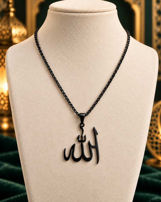 Stainless Steel “Allah” Islamic Gods Names Necklace