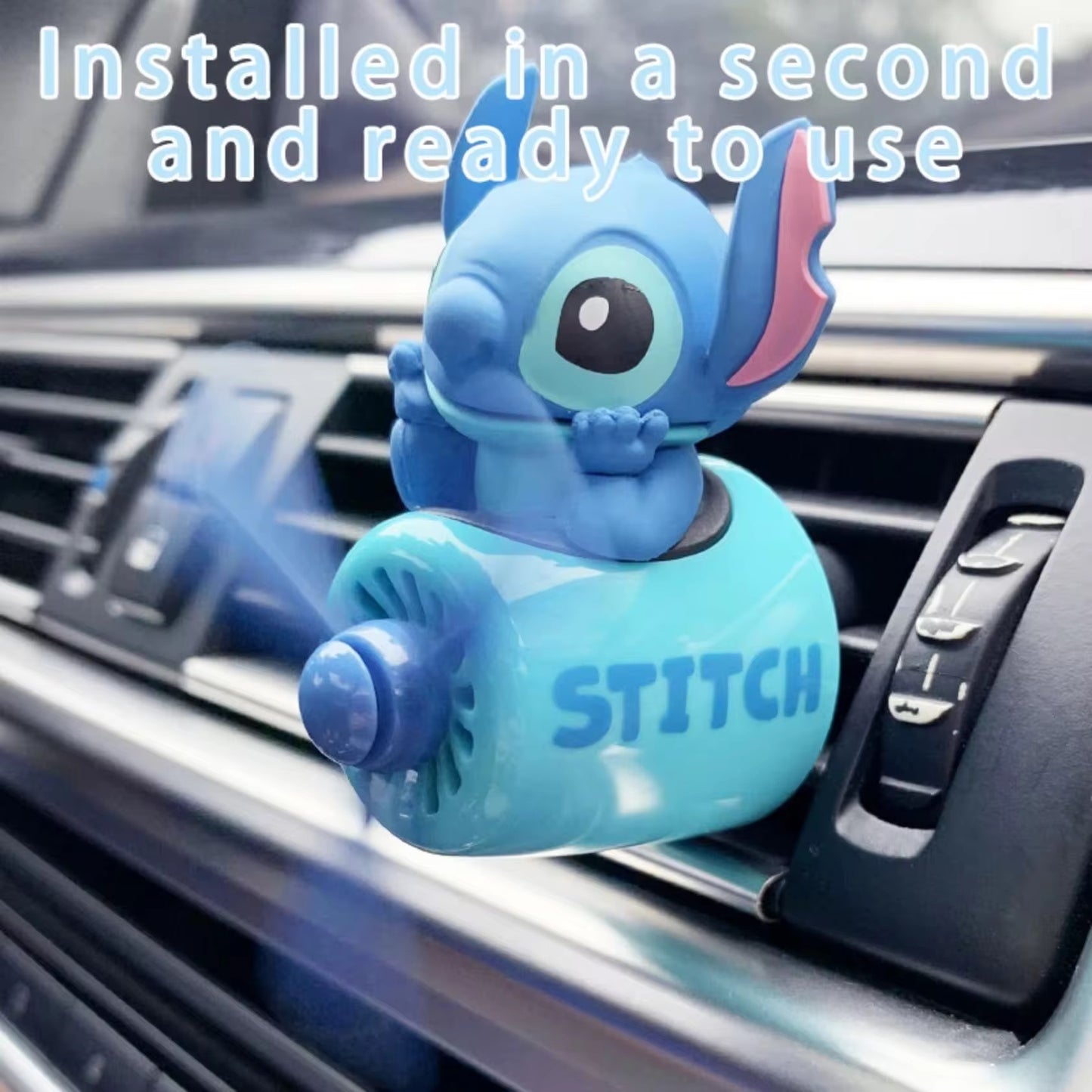 Disney Stitch Rotating Blade Car Air Freshener