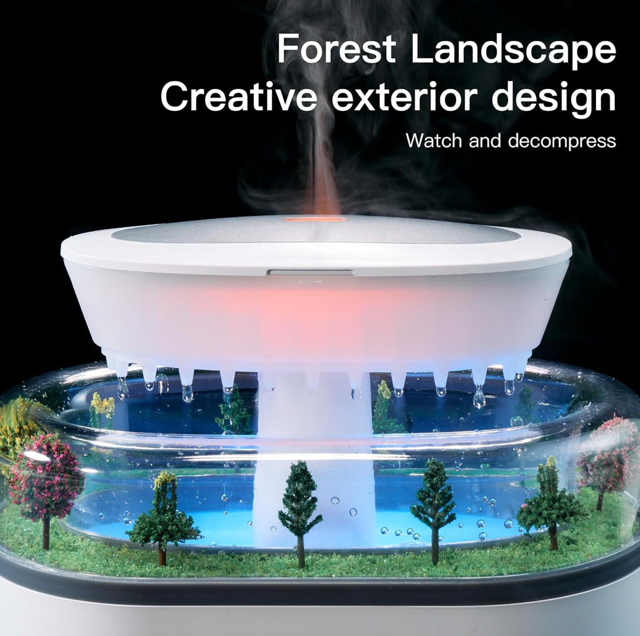 Forest Landscape Rain Drop Humidifier / Diffuser