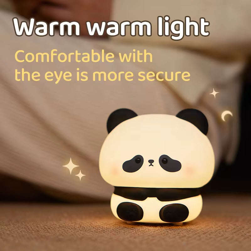 Adorable Squishy Silicone Animal Night Light (Panda Up)