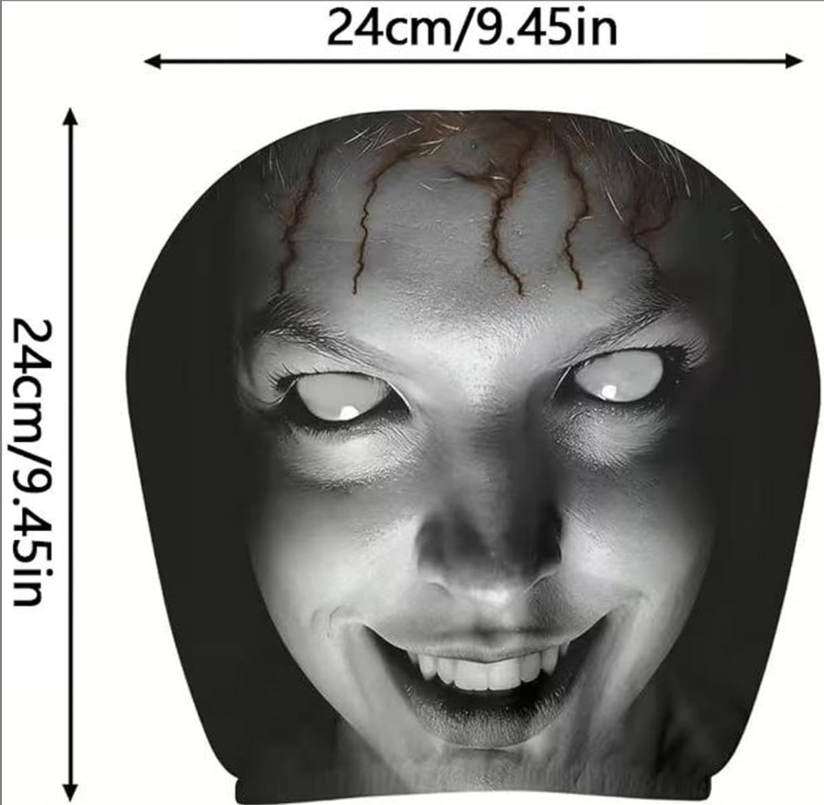 Halloween Scary Face Car Headrest Covers – 2 Piece Set
