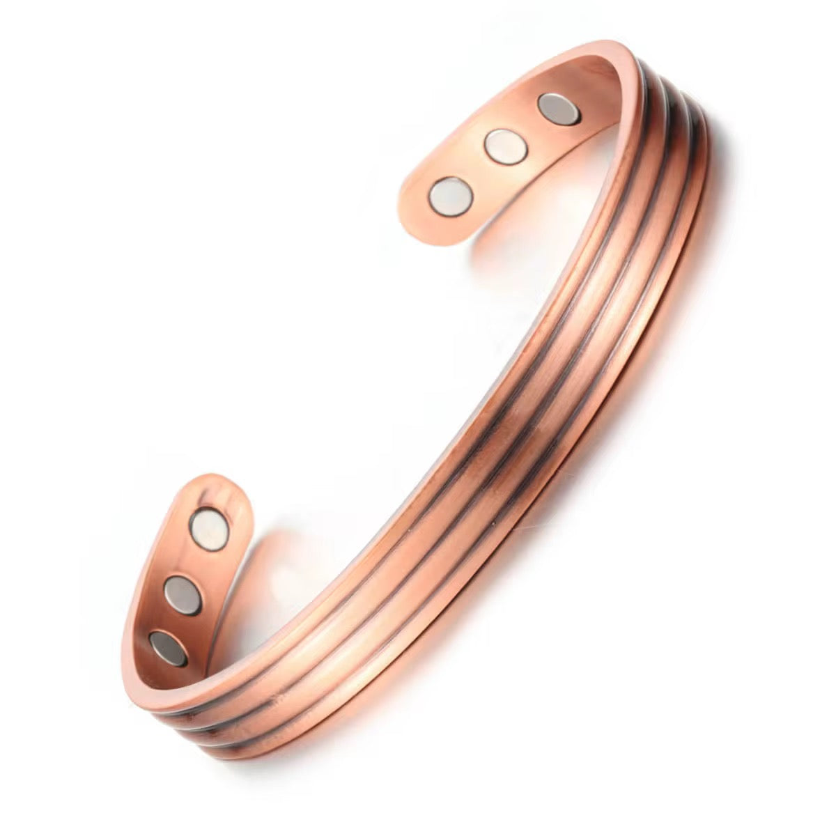 Adjustable Ultra Strength Pure Copper Magnetic Bracelet & Ring- Sold Separately (99.99% Copper)