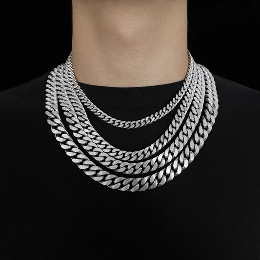 Stainless Steel Cuban Links Chains (22โ)