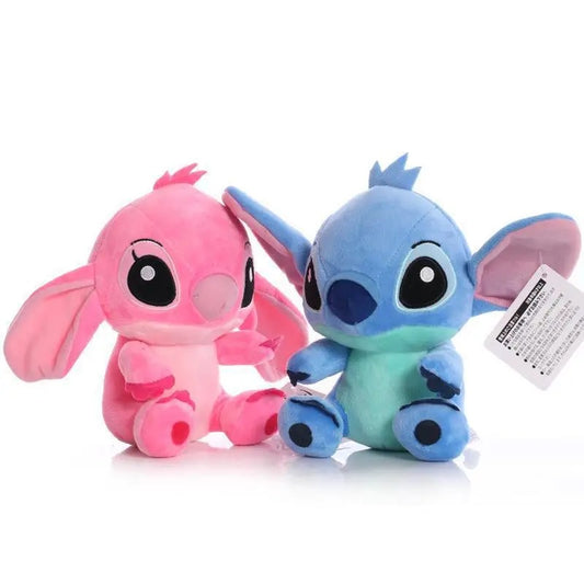 Stitch & Angel Adorable Plushie Pair 2pc