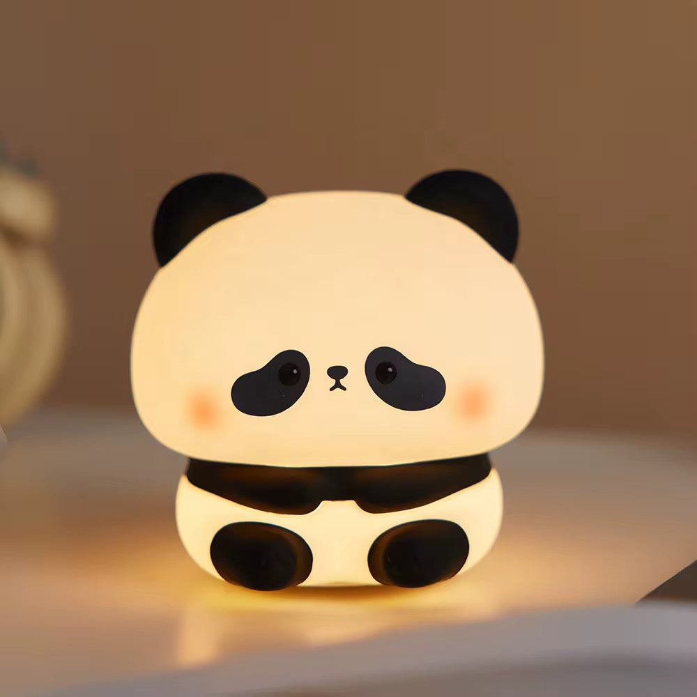 Adorable Squishy Silicone Animal Night Light (Panda Up)