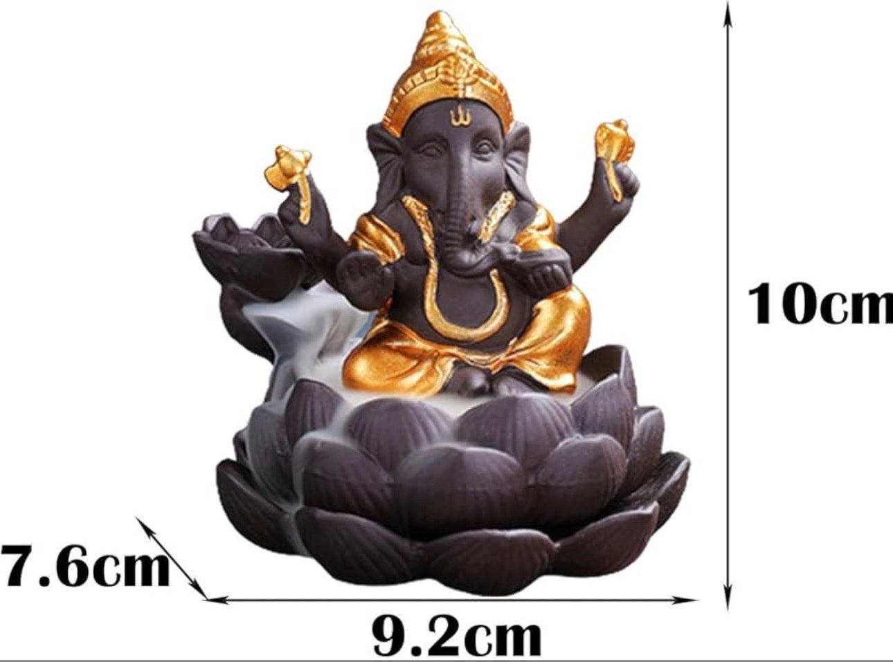 Lord Ganesh Back Flow Incense Holder