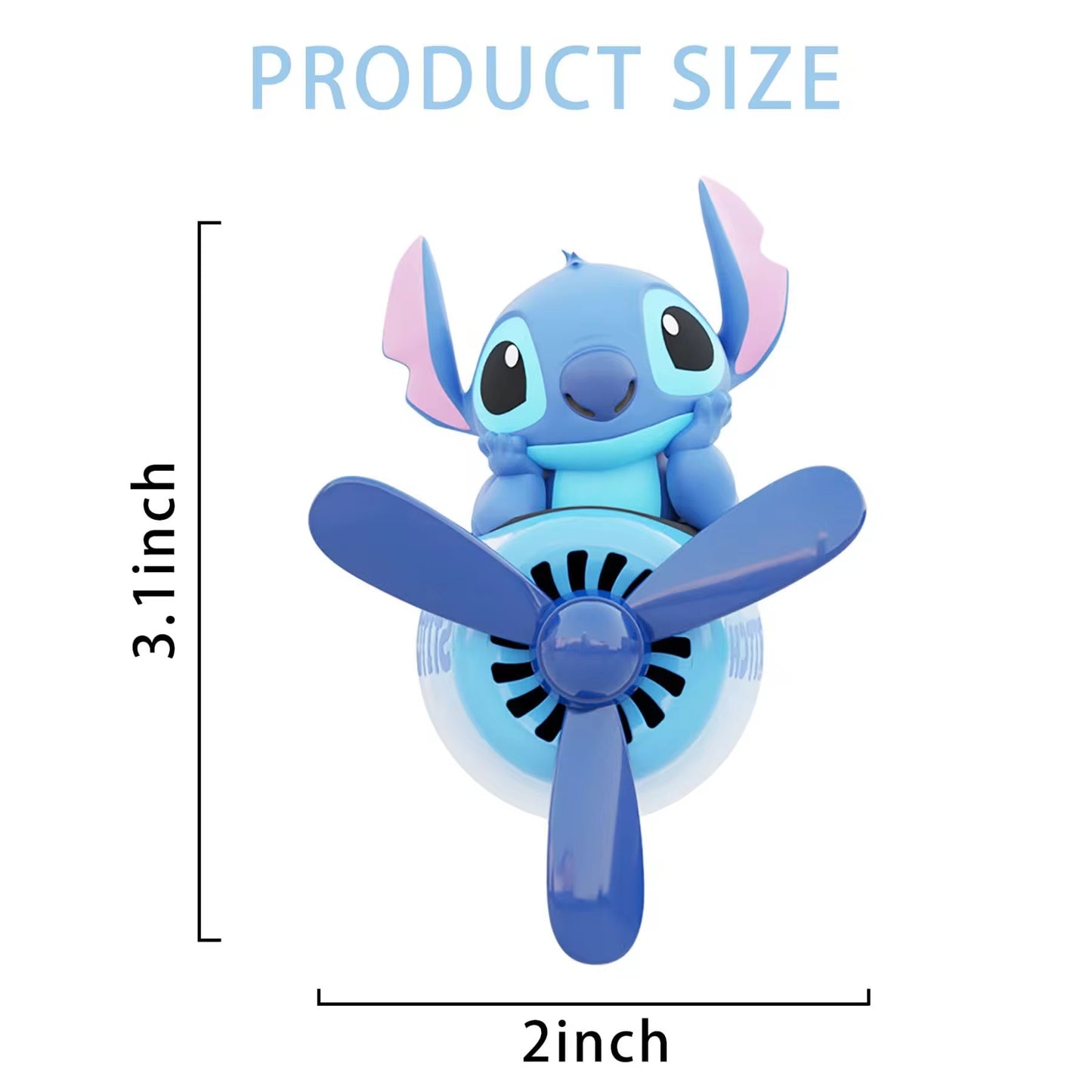 Disney Stitch Rotating Blade Car Air Freshener
