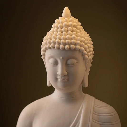 Buddha Back-Flow Incense Holder & Ring Light Ornamental Set