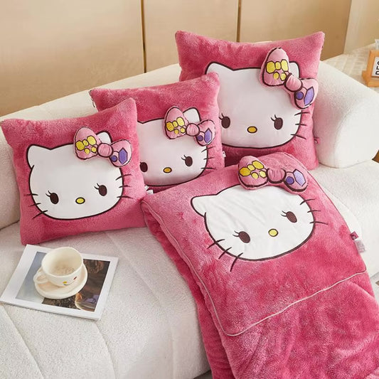 Disney Hello Kitty Multipurpose Pillow-Blanket