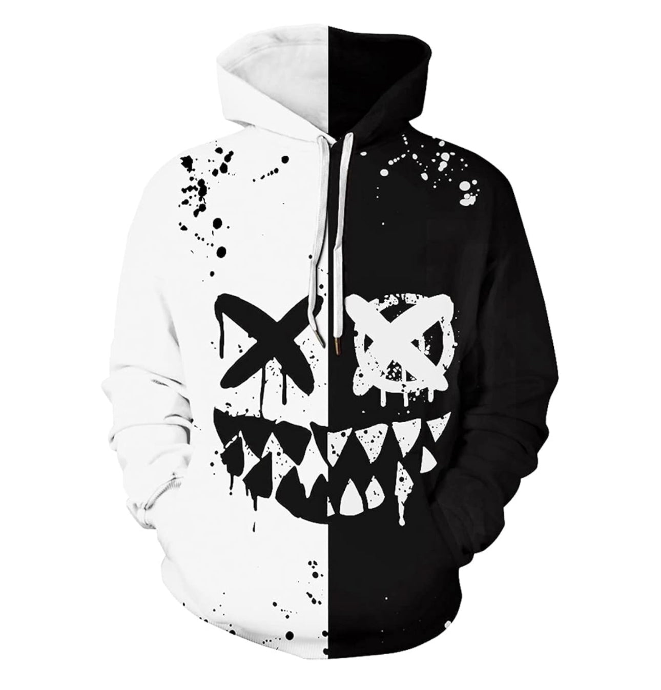 Ghost Face 3D Print Polyester Hoodie