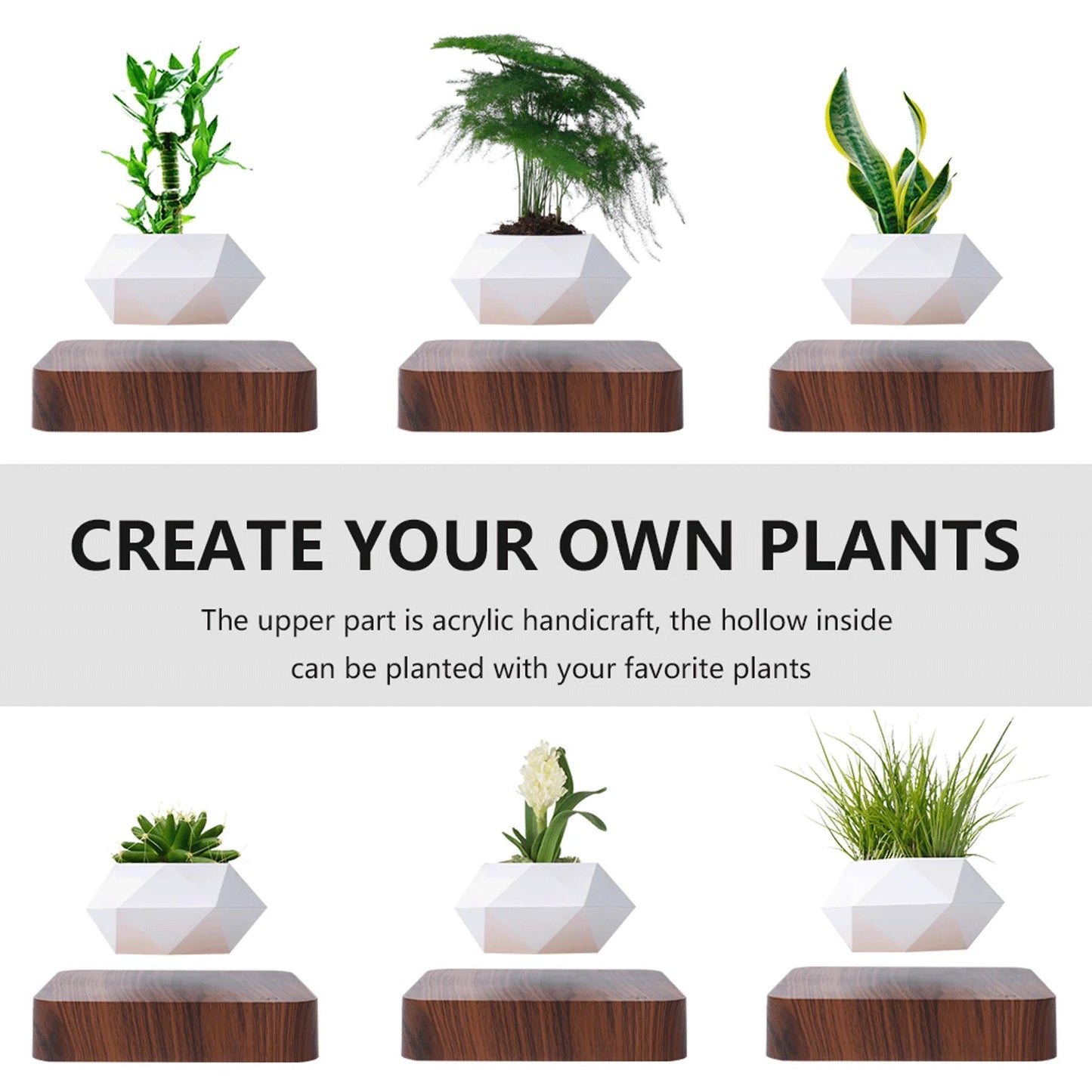 Magnetic Levitating / Floating Plant Pot
