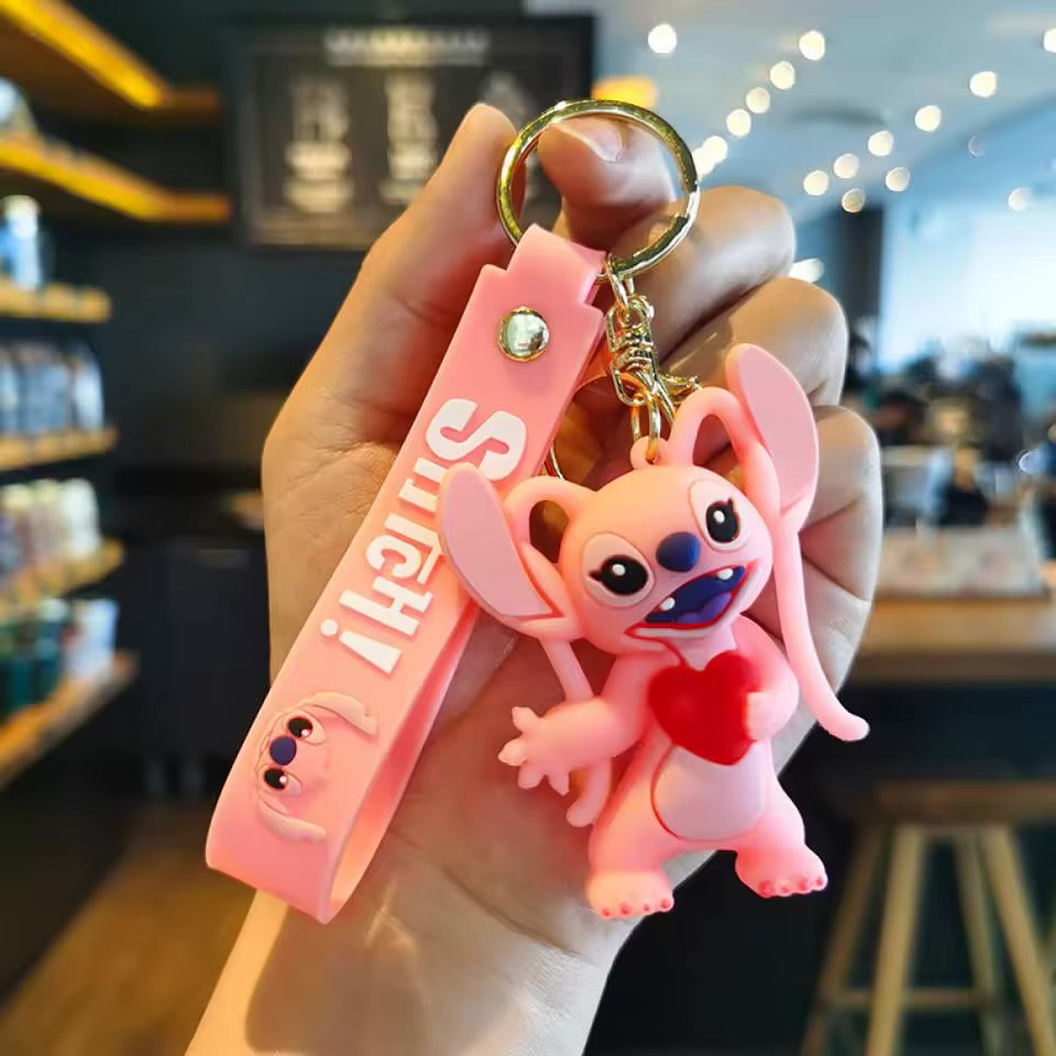 Stitch & Angel Adorable keychains