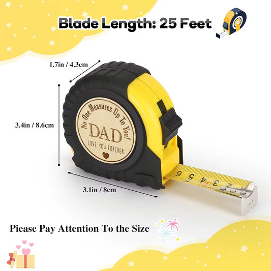 Engraved Father’s Love High Quality Heavy Duty Measuring Tape (25FT)