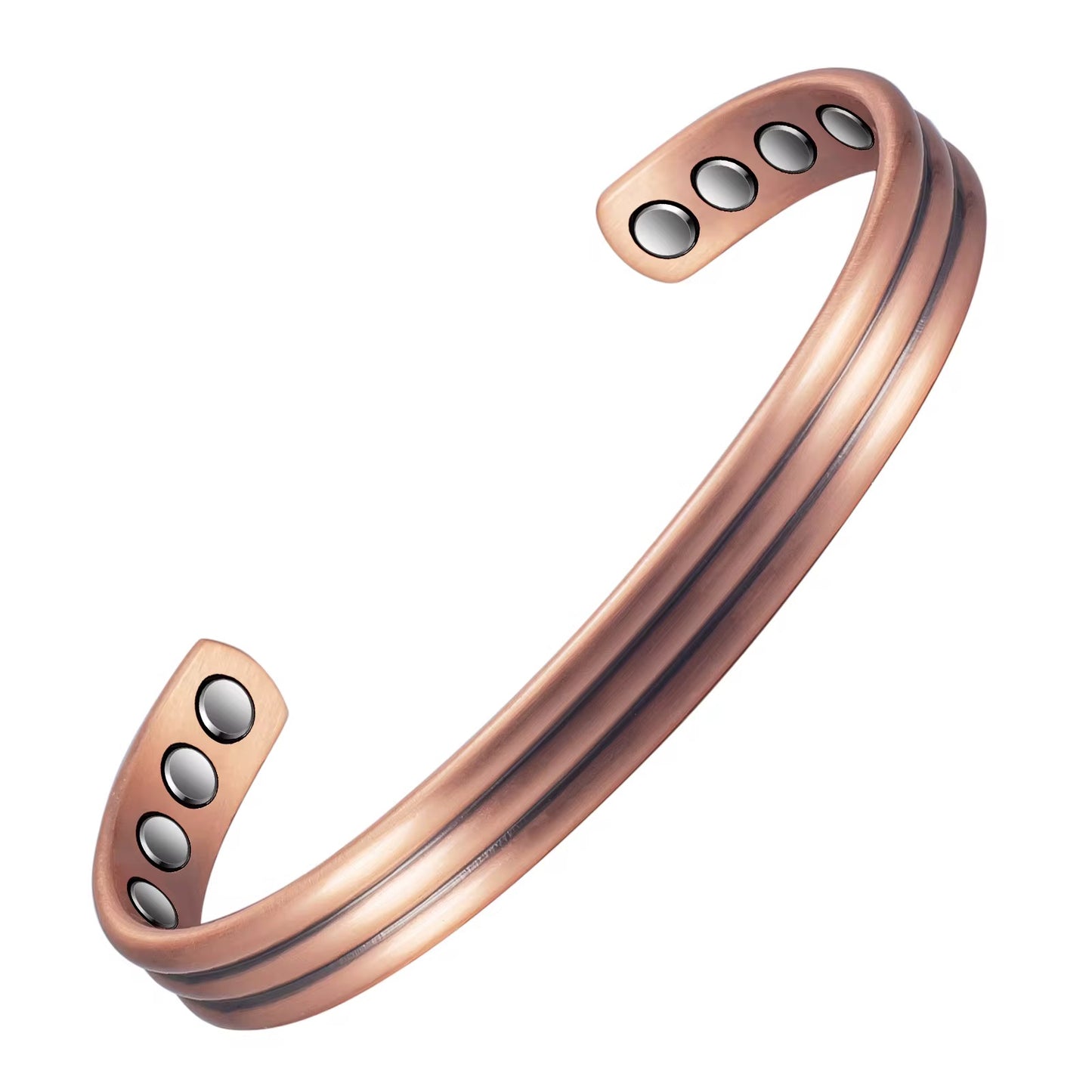 Adjustable Ultra Strength Pure Copper Magnetic Bracelet & Ring- Sold Separately (99.99% Copper)