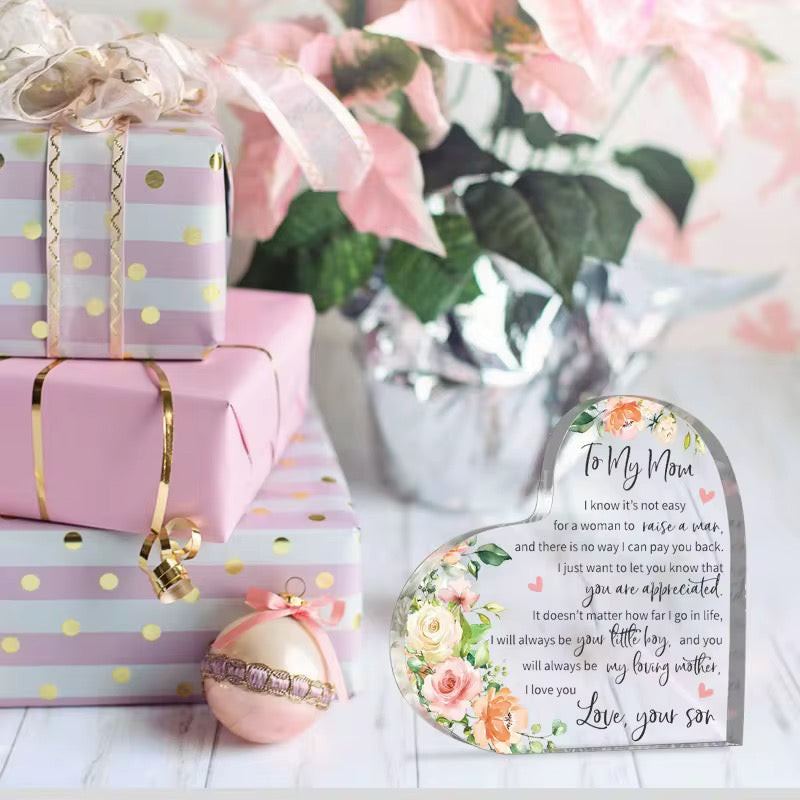Mother’s Love Gift 3D Acrylic Mini Plaque