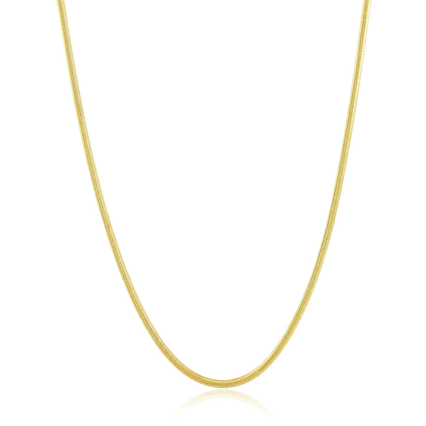 Stainless Steel Round Snake Link Chain 2mm - 50cm Length
