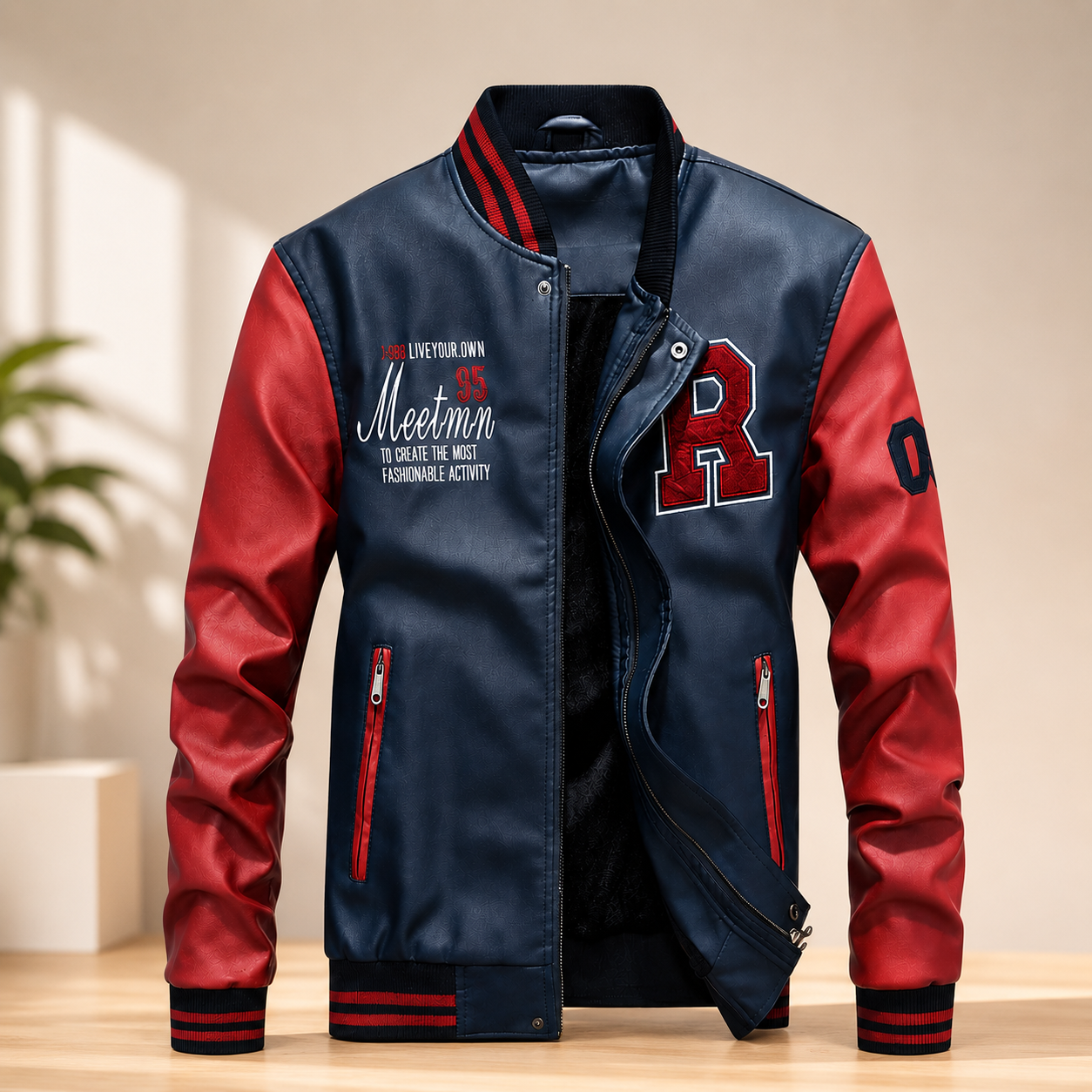 High Quality Men’s Biker Leather Jacket
