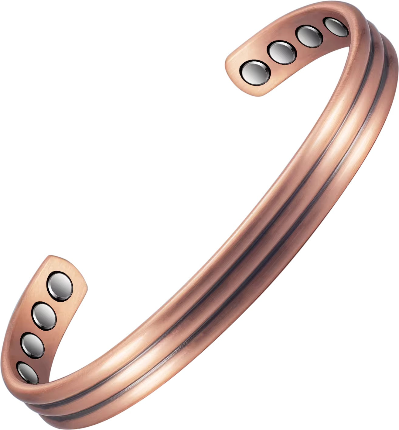 Adjustable Ultra Strength Pure Copper Magnetic Bracelet & Ring- Sold Separately (99.99% Copper)