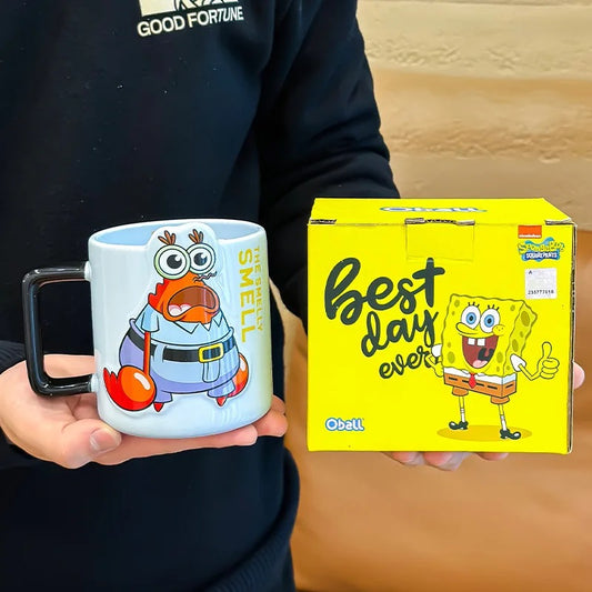 Official Branded SpongeBob Ceramic Mugs (500ml)