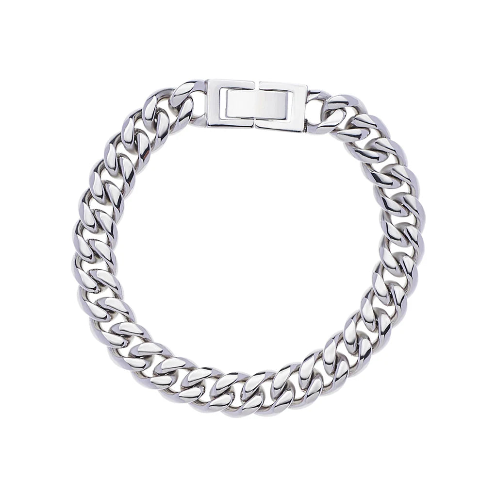 High Quality Thick Stainless Steel Cuban Bracelets (10mm)