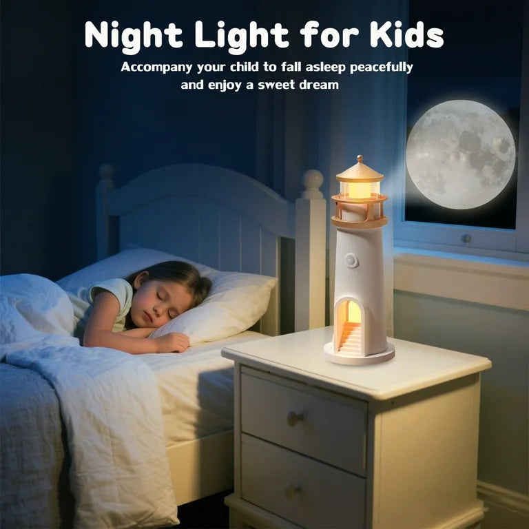 Moon Projector Lighthouse LED Table Lamp
