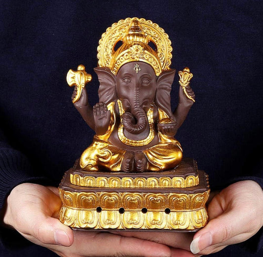 Religious Lord Ganesh Incense Holder (Regular / Coil Incense)