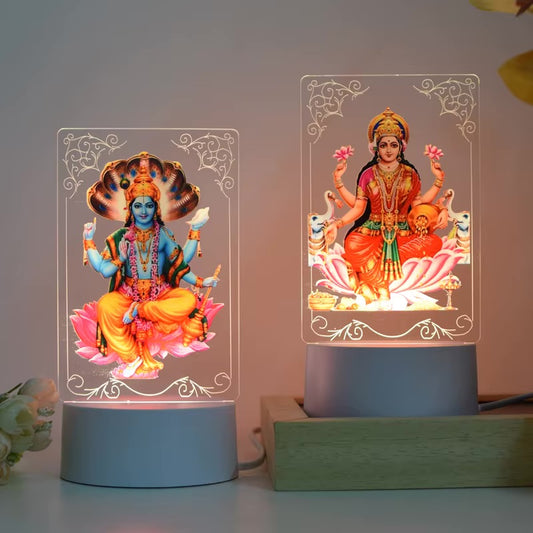 Hinduism/ Hindu Gods 3D Acrylic Night Lamp (Lord Vishnu)