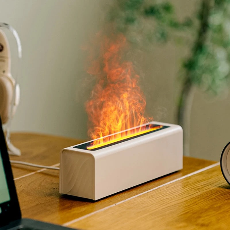 Aromatherapy Flame Humidifier / Diffuser