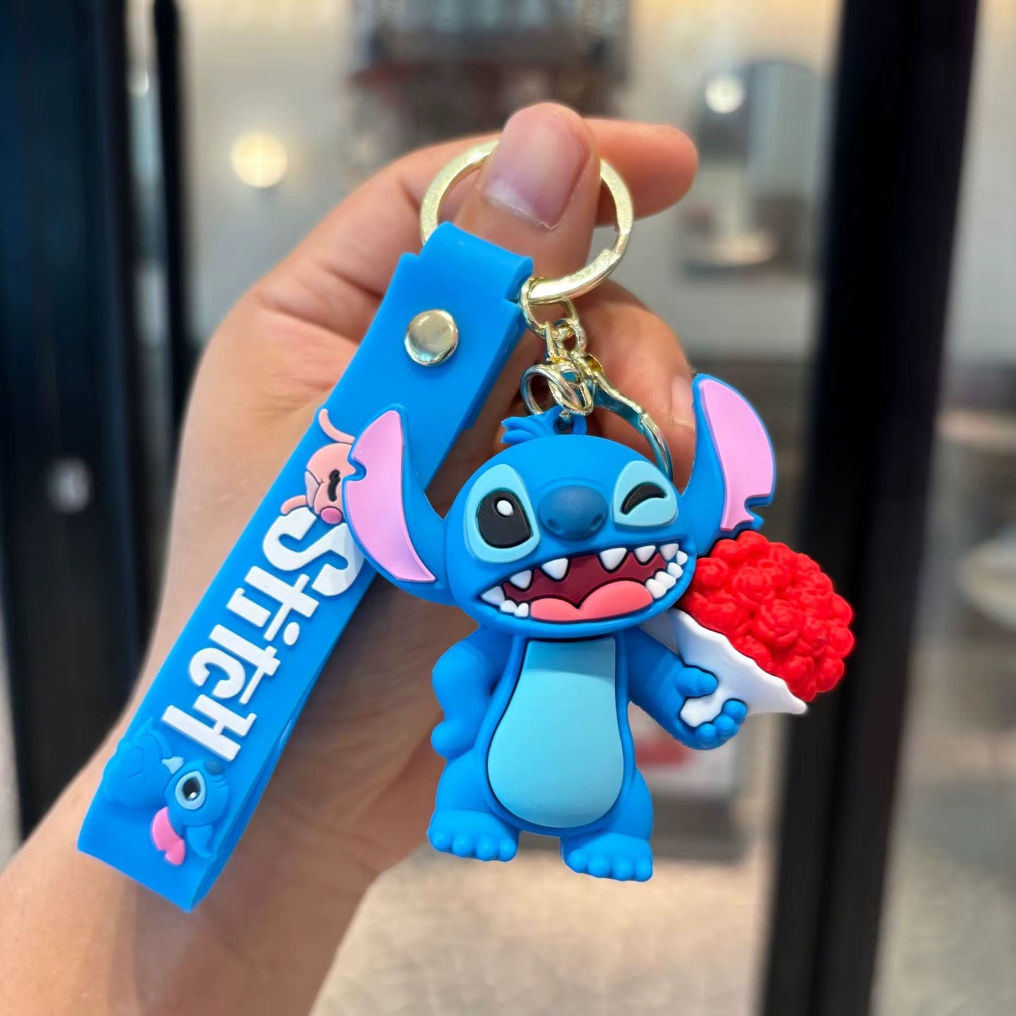 Stitch & Angel Adorable keychains