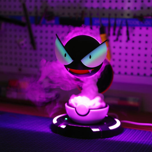 Gastly 3D Pokemon Luminous New 2-in-1 Humidifier / Diffuser + Free Essential Oil.