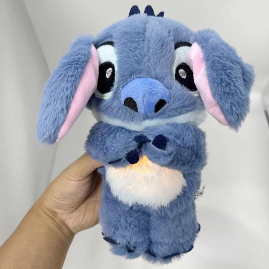 Stitch & Angel Breathing Plushie with Baby Music ๐ต