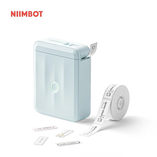 NIIMBOT D110 Mini Label Maker Machine, Portable Bluetooth Thermal Printer, Sticker Maker