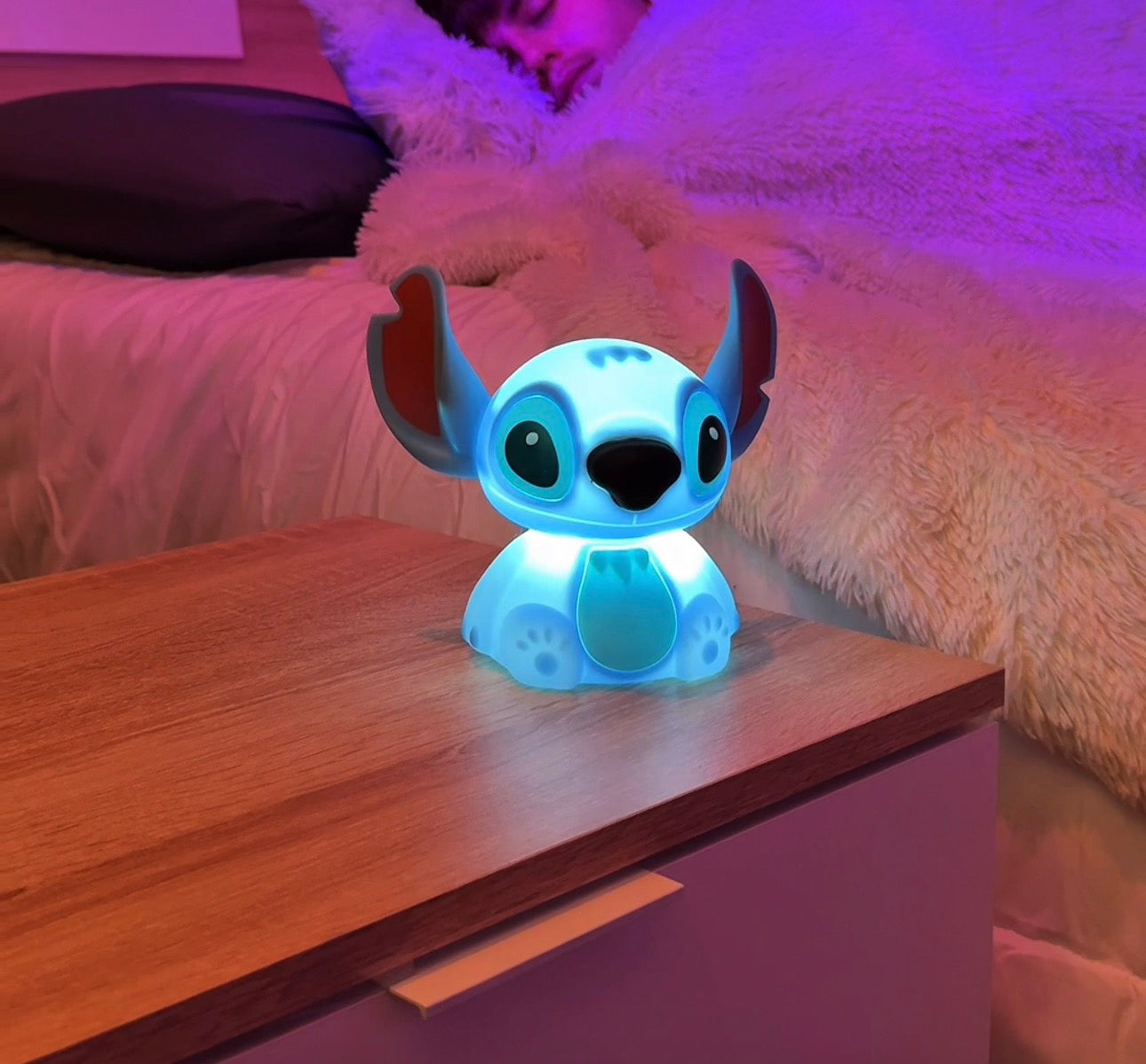 Stitch 7-Color Squishy Silicone Night Light (Limited Edition)