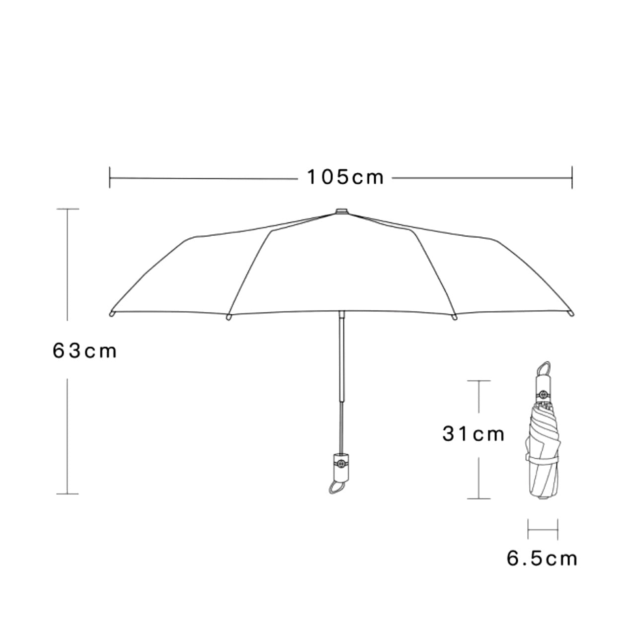 Disney Ultra UV Protection Travel Stitch Umbrella