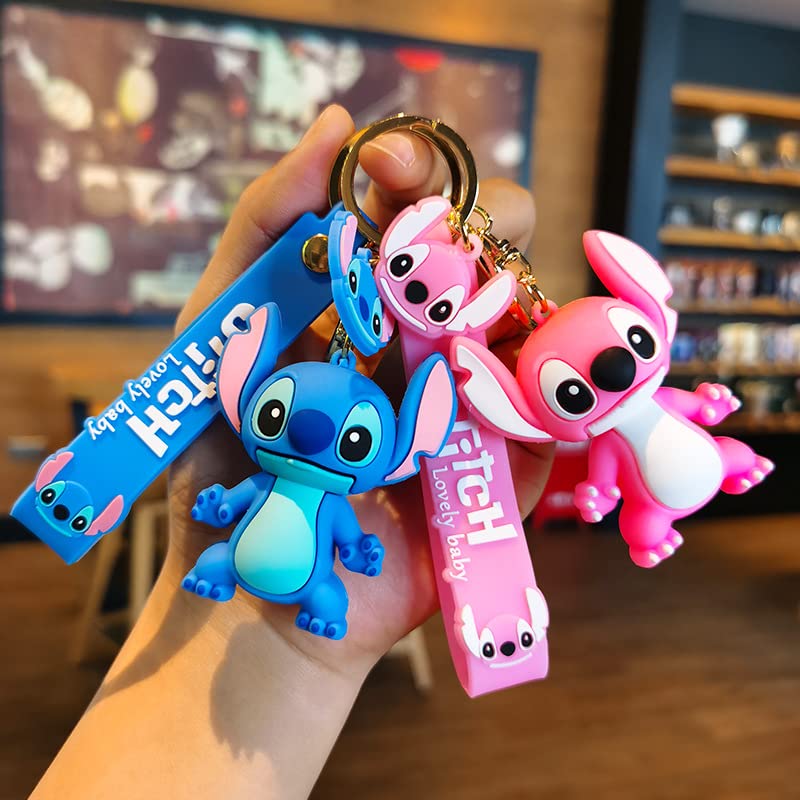 Stitch & Angel Adorable keychains