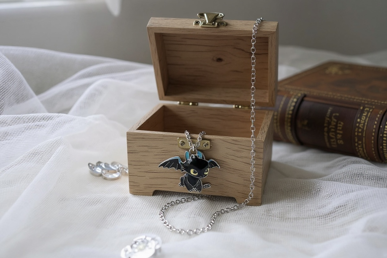 (HTTYD) How to Train Your Dragons- Love Distance Necklaces 2pc