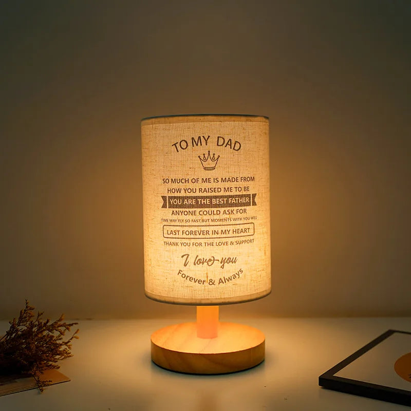 Father’s Love Message Night Stand Lamp