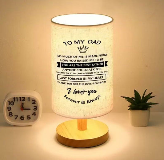 Father’s Love Message Table Lamp