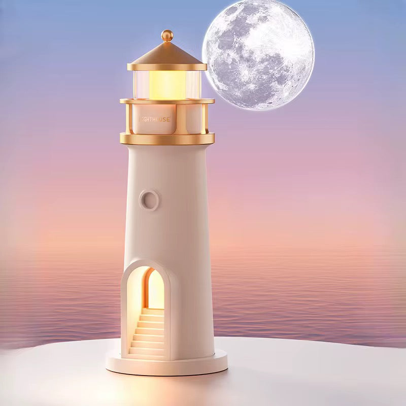 Moon Projector Lighthouse LED Table Lamp