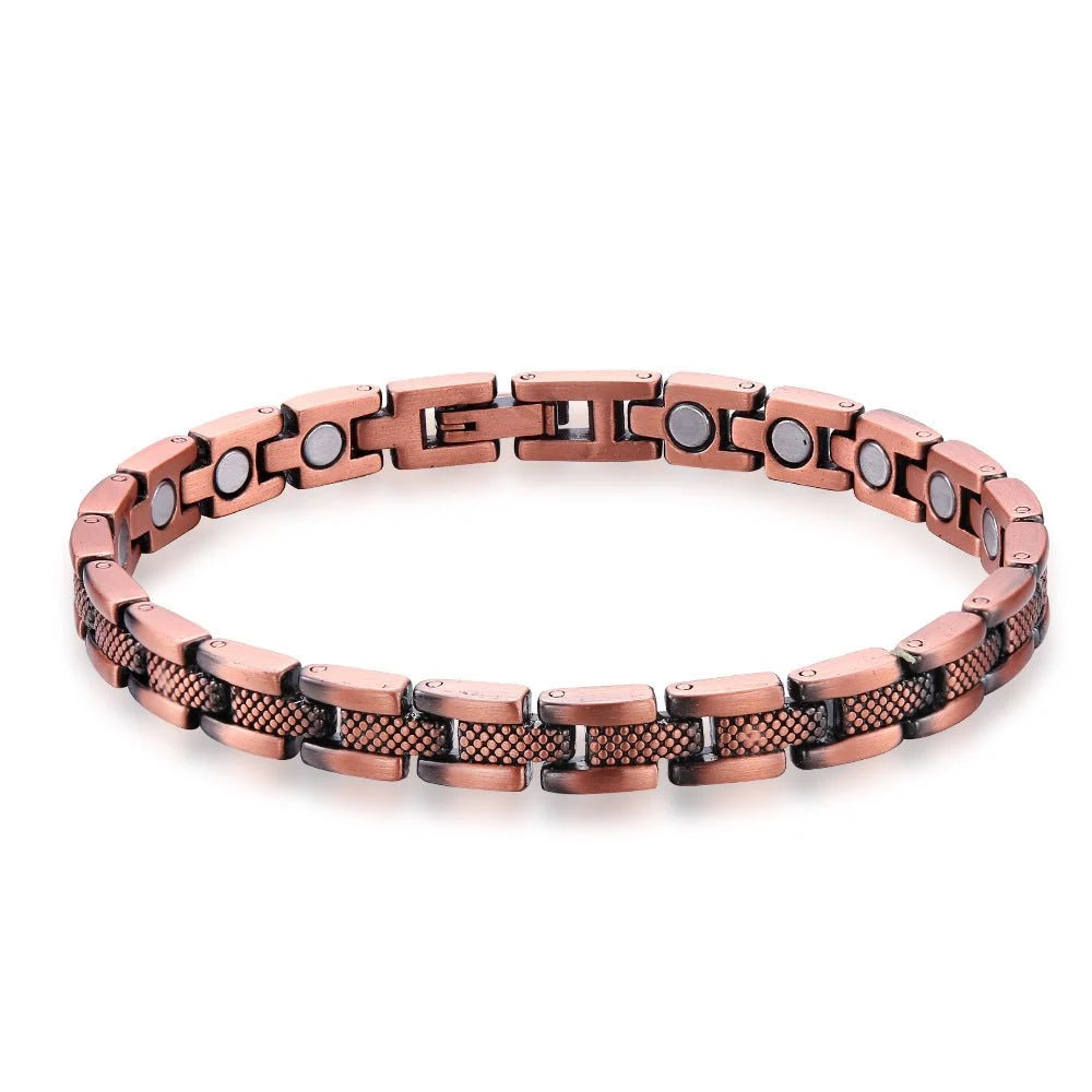 Ultra Strength Pure Copper Magnetic Anklet (99.99% Copper)