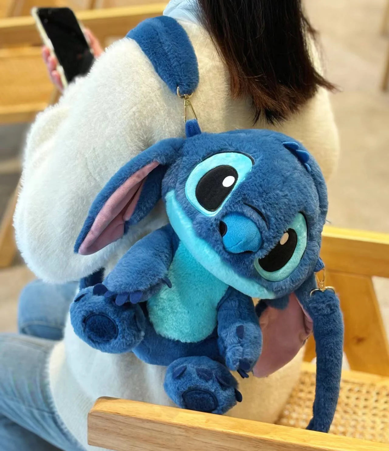 Disney Plush Stitch Mini Travel Kids Backpack