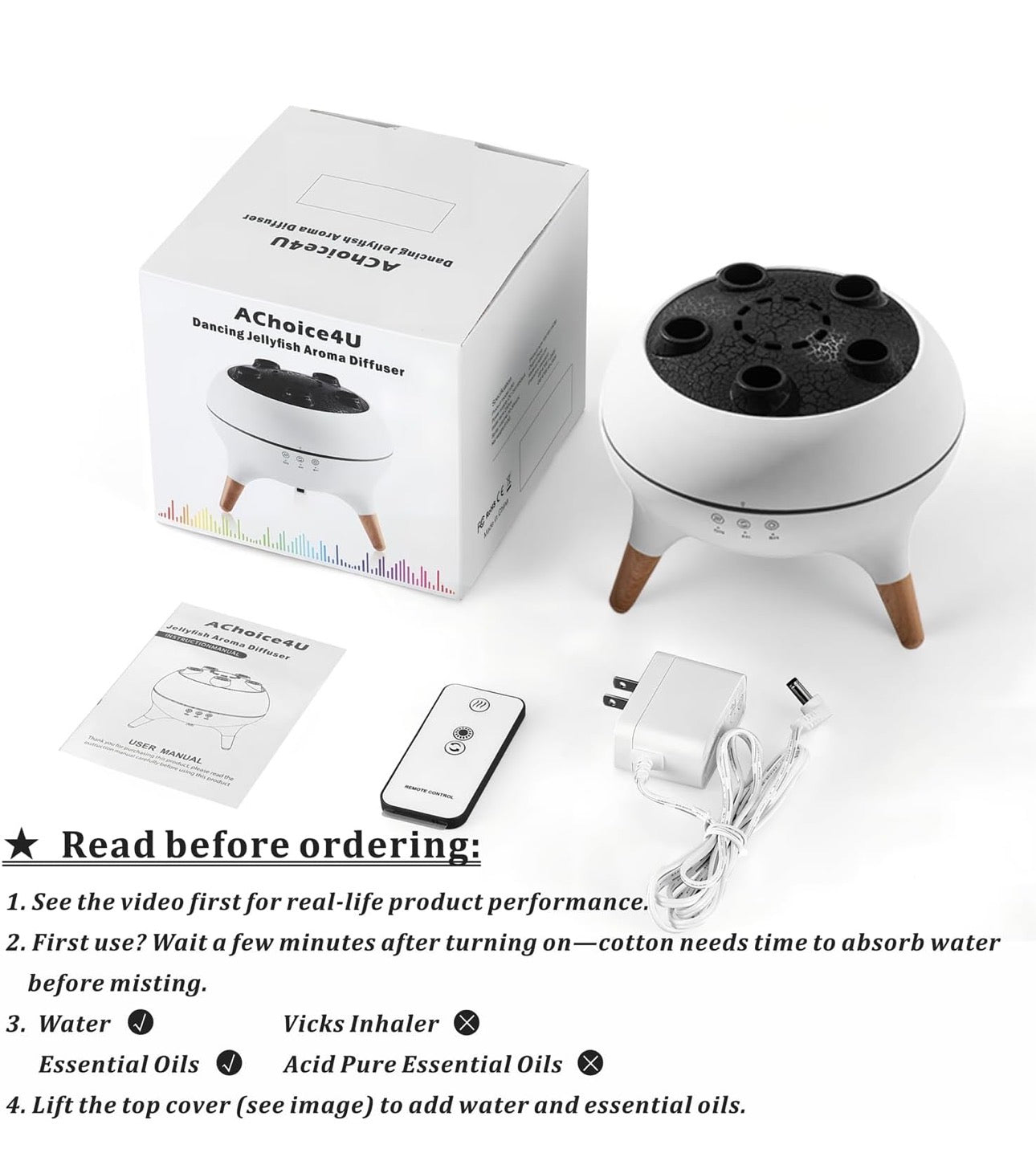 Dynamic Jellyfish Diffuser Air Humidifier (Remote Control)