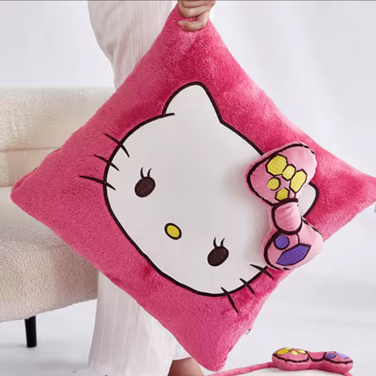 Disney Hello Kitty Multipurpose Pillow-Blanket