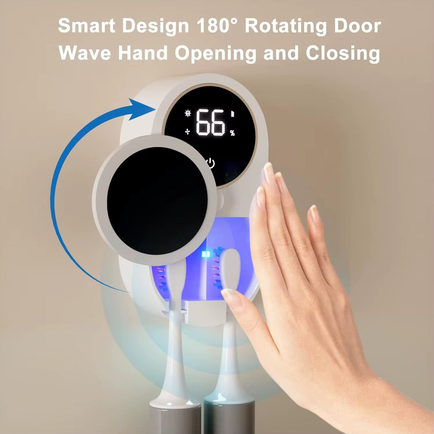 Intelligent UV Light Automated Sensing Sterilizer Toothbrush Holder